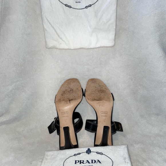 Authentic Prada stiletto sandals used like new!! - Picture 5 of 5